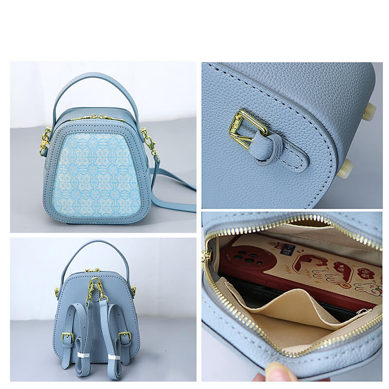 Customizable Fabric Panel Convertible Backpack DIY Kit – Babylon Leather
