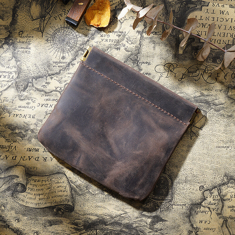 Women's Mini Cosmetic Coin Pouch – Babylon Leather