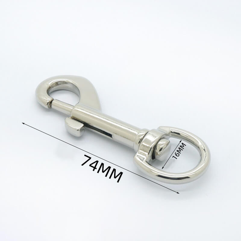 Square Eye Swivel Snap Hook - Babylon Leather