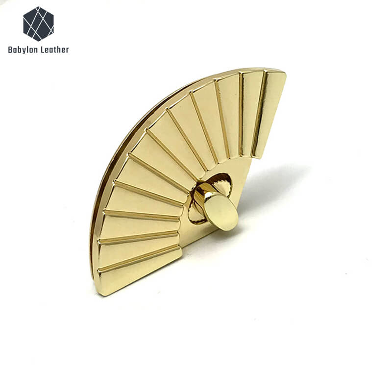 Fan Shaped Fashion Bag Decorative Twist Lock(1 PACK) - Babylon LeatherBabylon LeatherTL-056