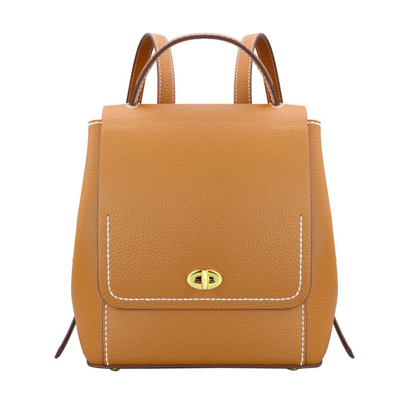 Fashion Leather Backpack DIY Gift Kit – Babylon Leather - Babylon LeatherBabylon LeatherSY56 - Caramel - White