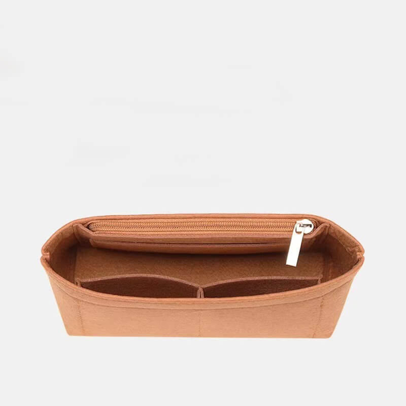 Felt Bag Insert Organizer for Diane-Style Baguette Bags - Babylon LeatherBabylon LeatherQZ07-Brown