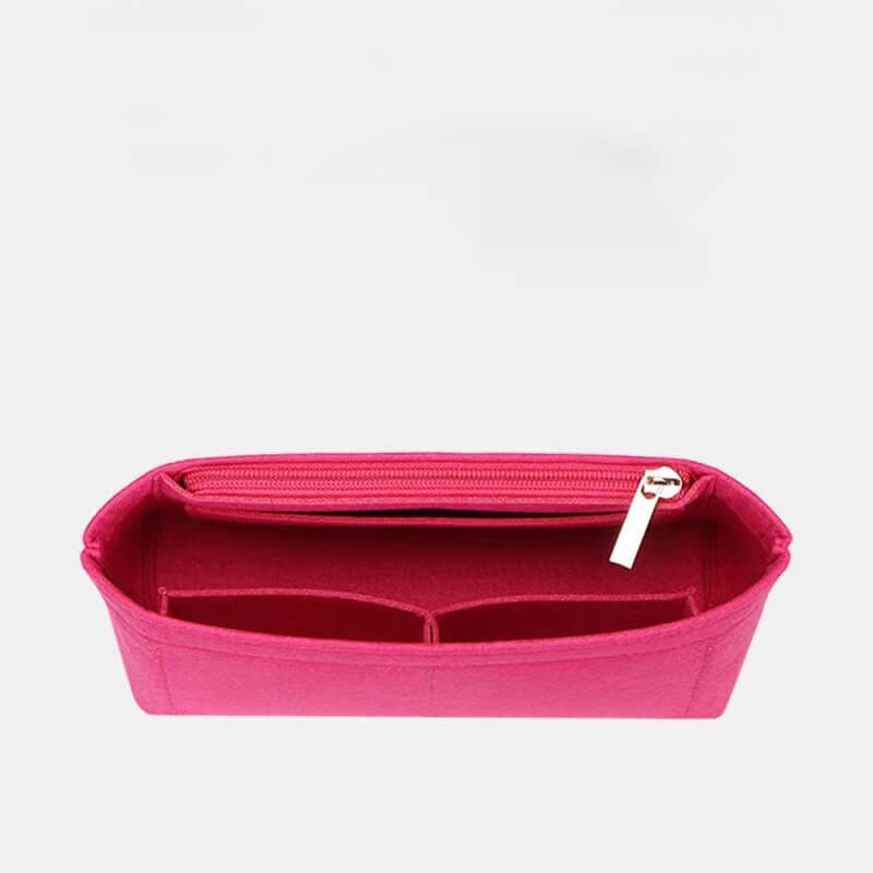 Felt Bag Insert Organizer for Diane-Style Baguette Bags - Babylon LeatherBabylon LeatherQZ07-Fuchsia