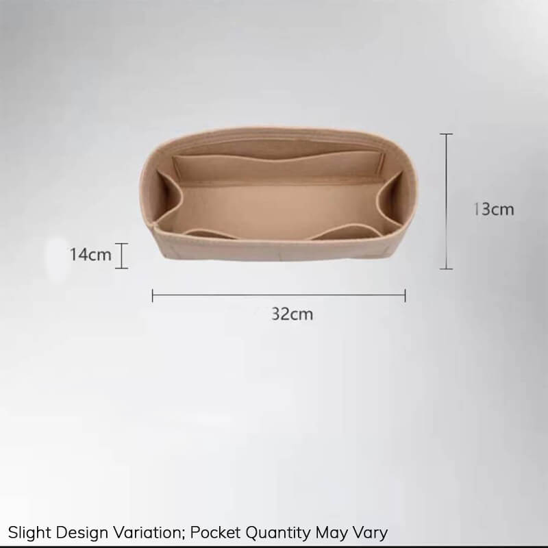 Felt Bag Insert Organizer for Lindy-Style Bags - Babylon LeatherBabylon LeatherQZ09-Khaki-14*32*13cm-Minimalist
