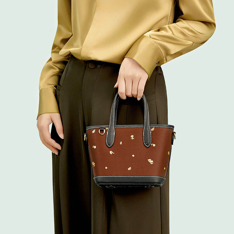 Flavors of Togetherness Leather and Silk Handbag– Babylon Leather - Babylon LeatherBabylon LeatherTX038-Black