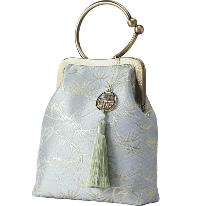 Flow of Grace Silk Crossbody Handbag – Babylon Leather - Babylon LeatherBabylon LeatherTX154-Green