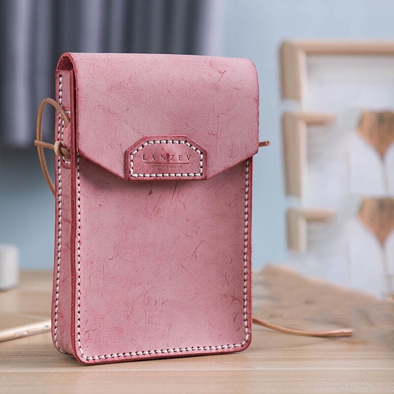 Fog Wax Leather Square Bag DIY Craft Kit – Babylon Leather - Babylon LeatherBabylon LeatherLZ51 - Pink - Fog Wax Leather