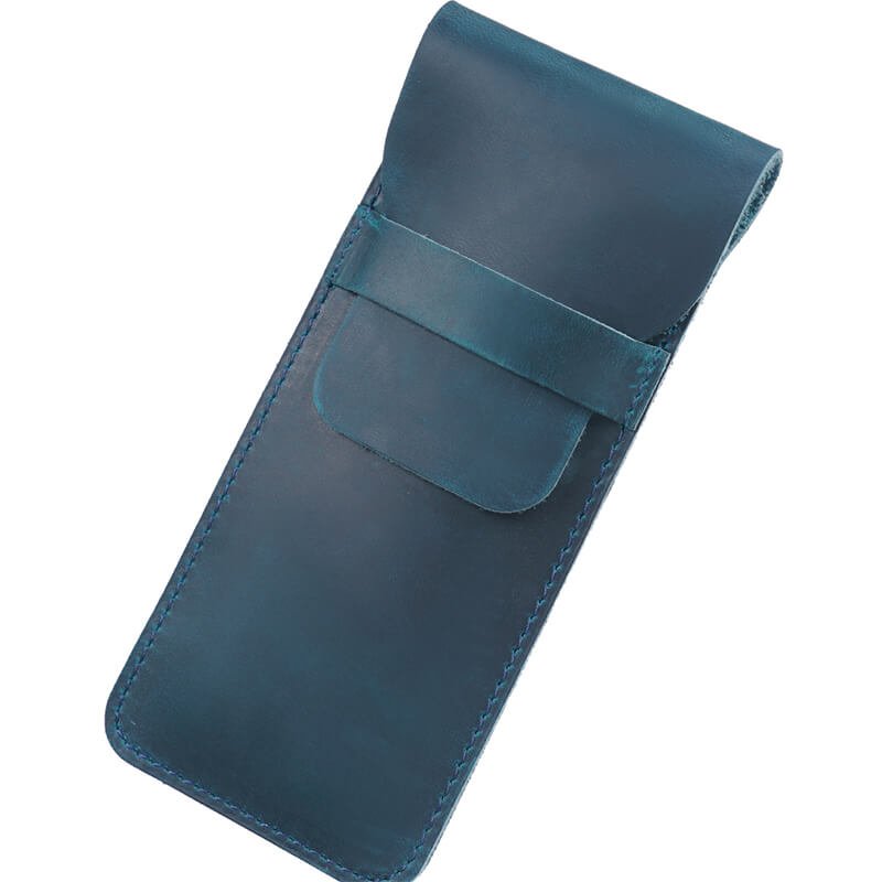 Fountain Pen Sleeve Unisex – Babylon Leather - Babylon LeatherBabylon LeatherAN21-Blue-Large