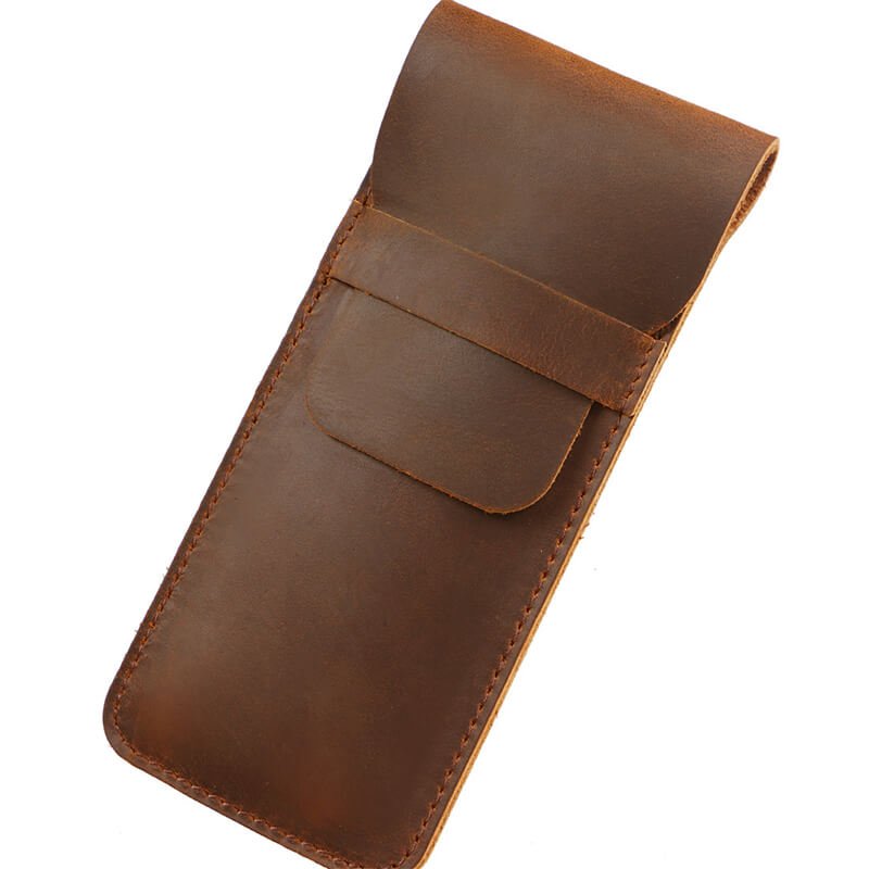 Fountain Pen Sleeve Unisex – Babylon Leather - Babylon LeatherBabylon LeatherAN21-Brown-Large