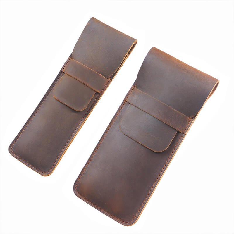 Fountain Pen Sleeve Unisex – Babylon Leather - Babylon LeatherBabylon LeatherAN21-Brown-Small
