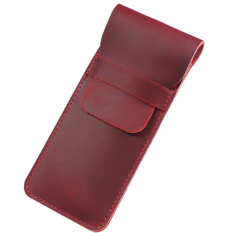 Fountain Pen Sleeve Unisex – Babylon Leather - Babylon LeatherBabylon LeatherAN21-Wine Red-Large