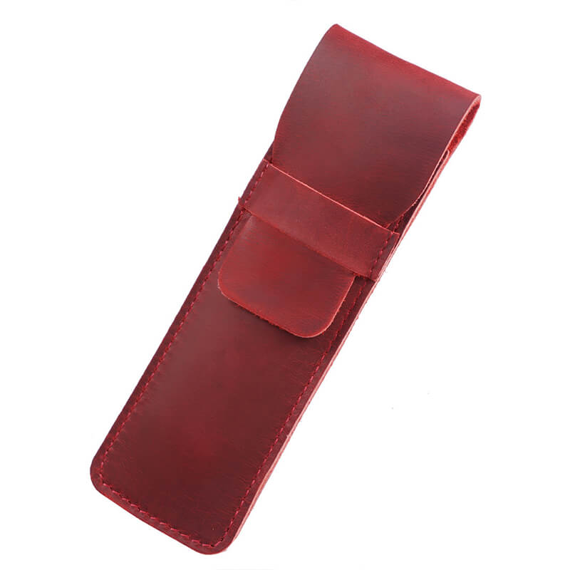 Fountain Pen Sleeve Unisex – Babylon Leather - Babylon LeatherBabylon LeatherAN21-Wine Red-Small