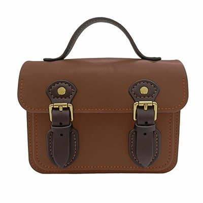 Genuine Leather Cambridge bag Crossbody Shoulder Bag DIY Kit – Babylon Leather - Babylon LeatherBabylon LeatherFJ03 - Brown