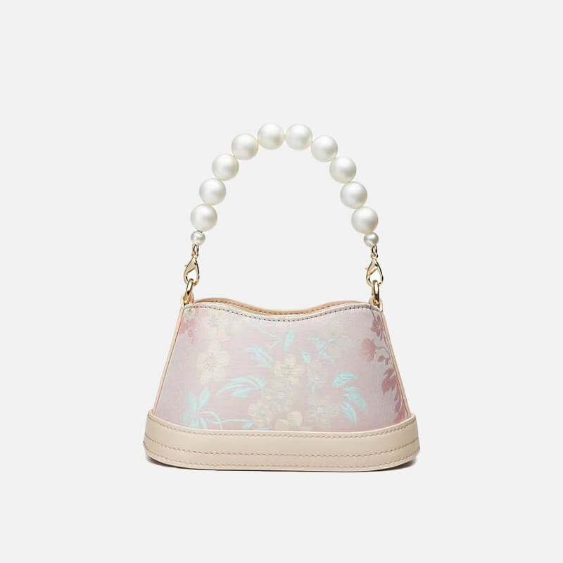 Grace in Hand Leather and Silk Handbag – Babylon Leather - Babylon LeatherBabylon LeatherTX187-Pink