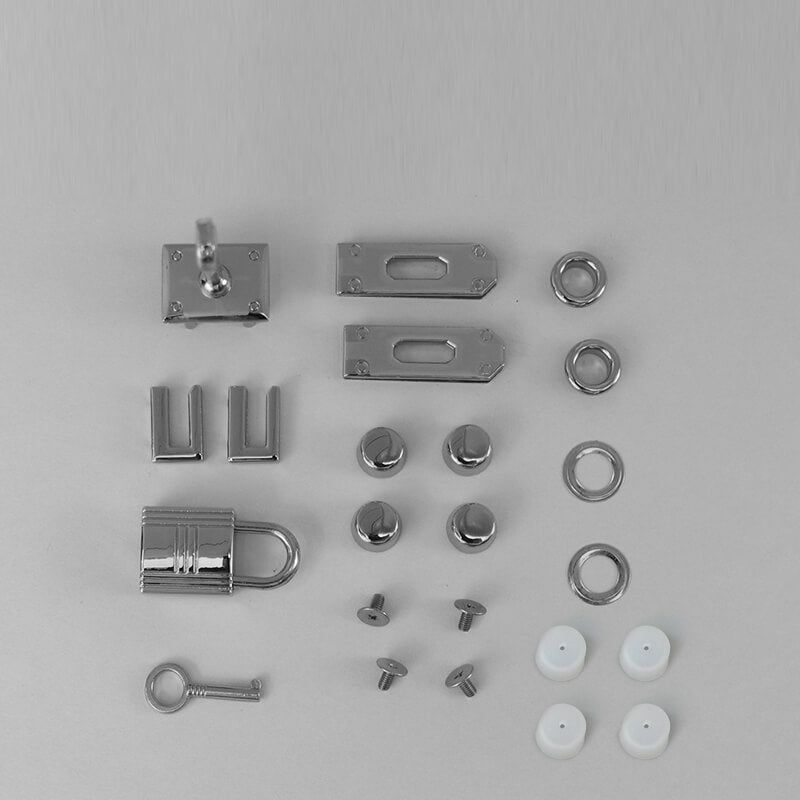 Hardware Kit For Birkin-Style Leather Tote Bag – Babylon Leather - Babylon LeatherBabylon LeatherSY04-HW-Silver-S