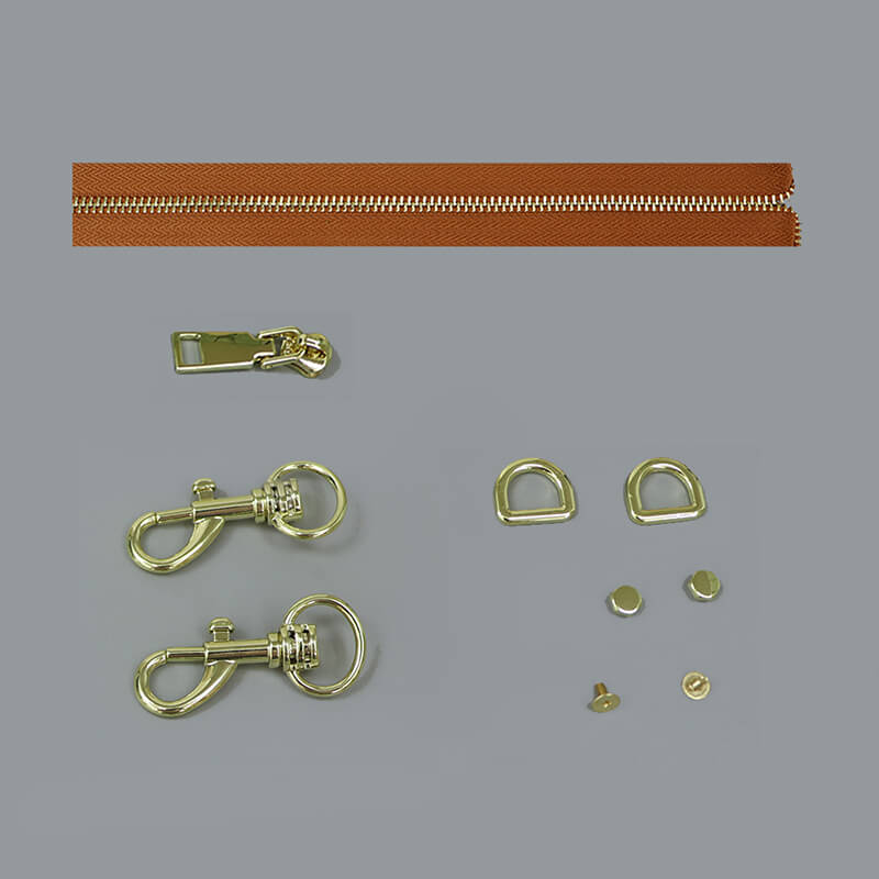 Hardware Kit for Customizable Crescent Shoulder Bag – Babylon Leather - Babylon LeatherBabylon LeatherSYR57-HW-Gold-Coffee