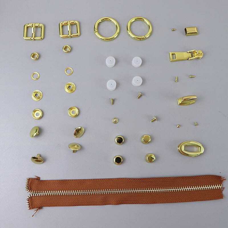 Hardware Kit for Fashion Leather Backpack – Babylon Leather - Babylon LeatherBabylon LeatherSY56-HW-Gold-Caramel