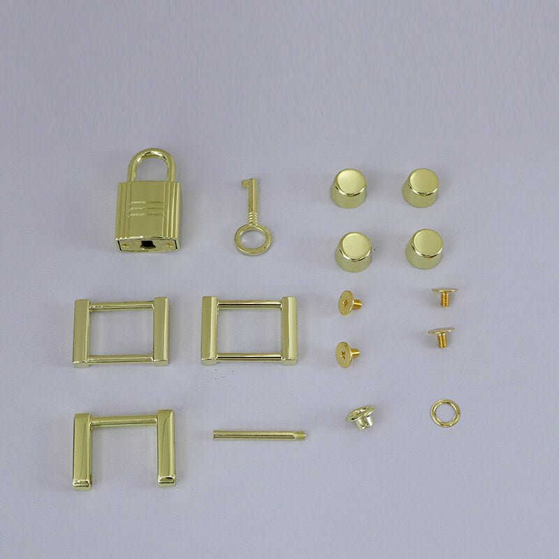 Hardware Kit For Leather Picotin Bag – Babylon Leather - Babylon LeatherBabylon LeatherSY01-HW-Gold