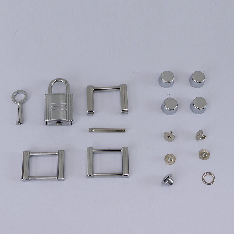 Hardware Kit For Leather Picotin Bag – Babylon Leather - Babylon LeatherBabylon LeatherSY01-HW-Silver