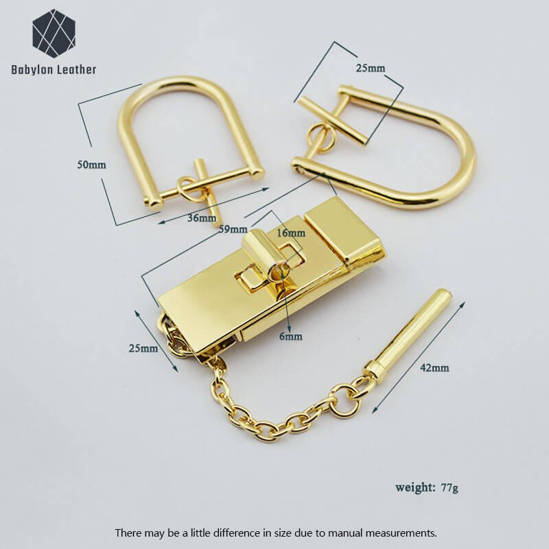 Hardware Set for Bag Fashion Twist Lock(1 PACK) - Babylon LeatherBabylon LeatherTL - 118