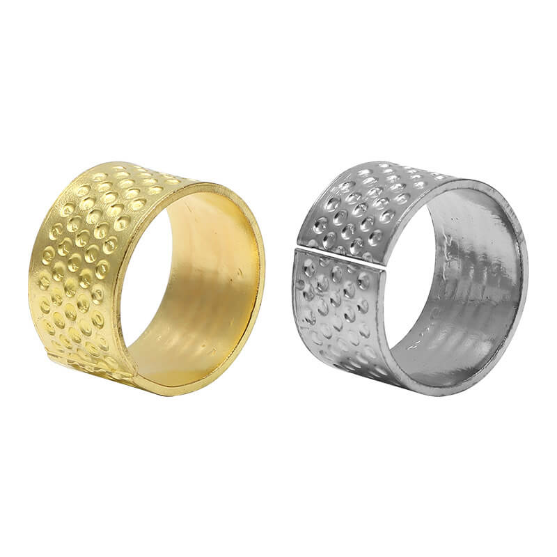 Heavy - Duty Metal Sewing Thimble Finger Protection – Babylon Leather - Babylon LeatherBabylon LeatherPP02-Gold