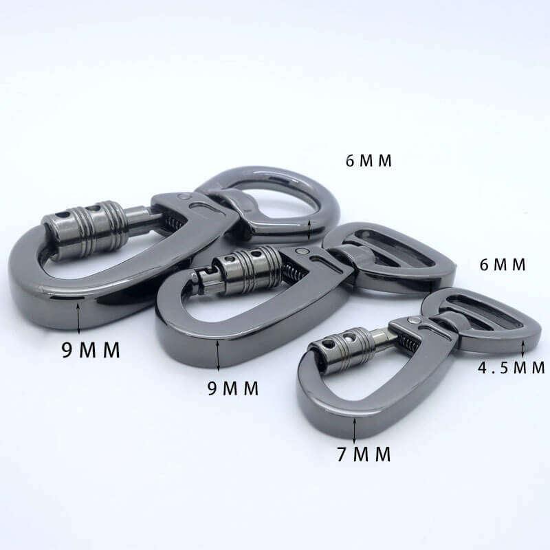 Heavy-Duty Swivel Snap Hook - Babylon Leather - Babylon LeatherBabylon LeatherJY04-Silver-16mm