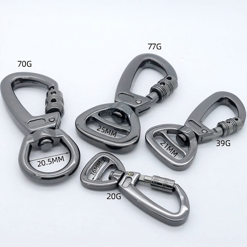Heavy-Duty Swivel Snap Hook - Babylon Leather - Babylon LeatherBabylon LeatherJY04-Silver-16mm