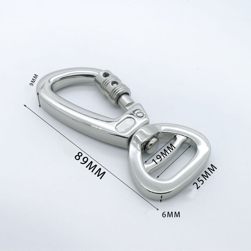 Heavy-Duty Swivel Snap Hook - Babylon Leather - Babylon LeatherBabylon LeatherJY04-Silver-25mm