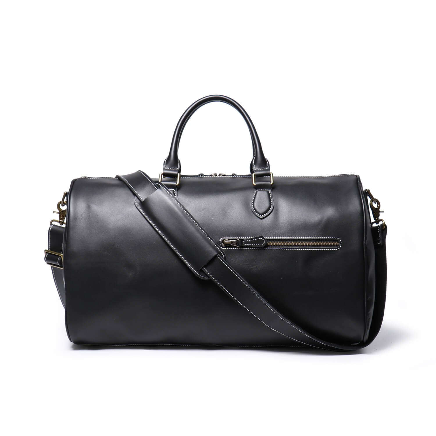 Heritage Top - Grain Leather Weekend Duffel Bag – Babylon Leather - Babylon LeatherBabylon LeatherLJ114-Brown