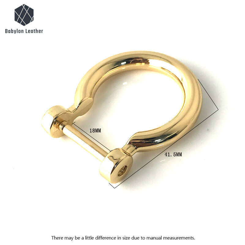 Horseshoe Shape Shoulder Strap Connector Strap Ring(2 PACK) - Babylon LeatherBabylon LeatherCSR - 021