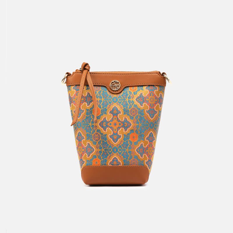 Inner Reflection Leather and Silk Crossbody Bag – Babylon Leather - Babylon LeatherBabylon LeatherTX175-Brown