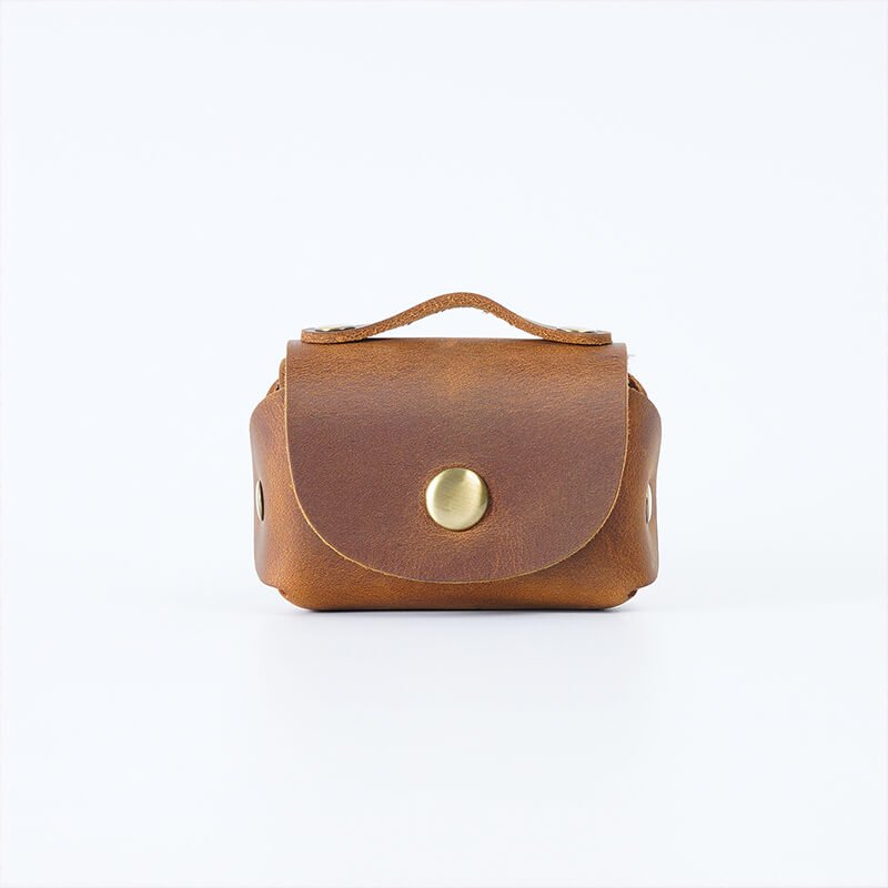 Japanese Coin Pouch Cable Organizer – Babylon Leather - Babylon LeatherBabylon LeatherAN75-Brown