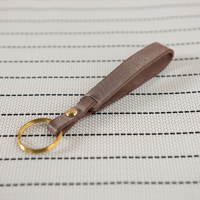 Keychain DIY Kits Fog Wax Leather – Babylon Leather - Babylon LeatherBabylon LeatherLZ31 - Coffee