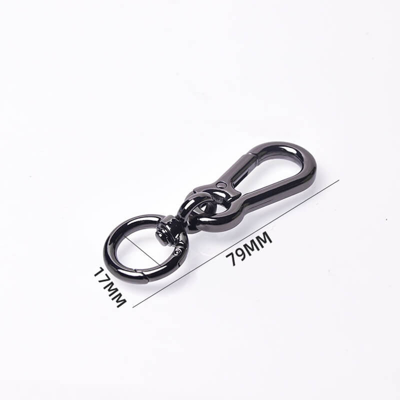 Keychain Swivel Lobster Clasp - Babylon Leather - Babylon LeatherBabylon LeatherJY12-Gunmetal-17mm