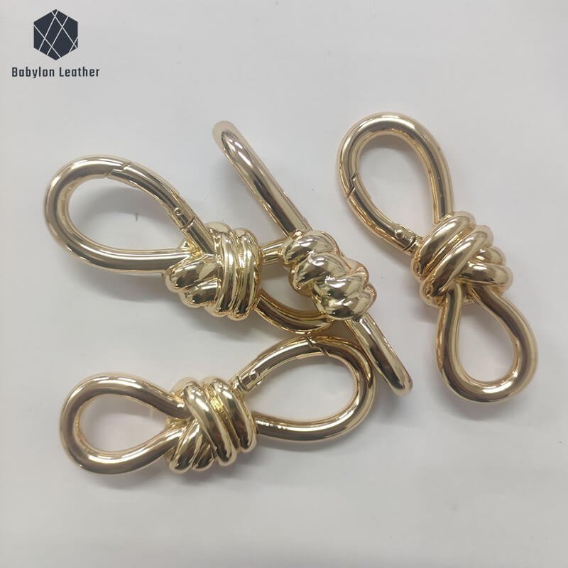 Knot Clasp Fashion Bag Decorative Snap Hook(2 PACK) - Babylon LeatherBabylon LeatherLSH-037