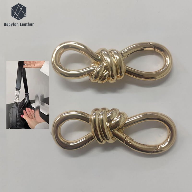 Knot Clasp Fashion Bag Decorative Snap Hook(2 PACK) - Babylon LeatherBabylon LeatherLSH-037
