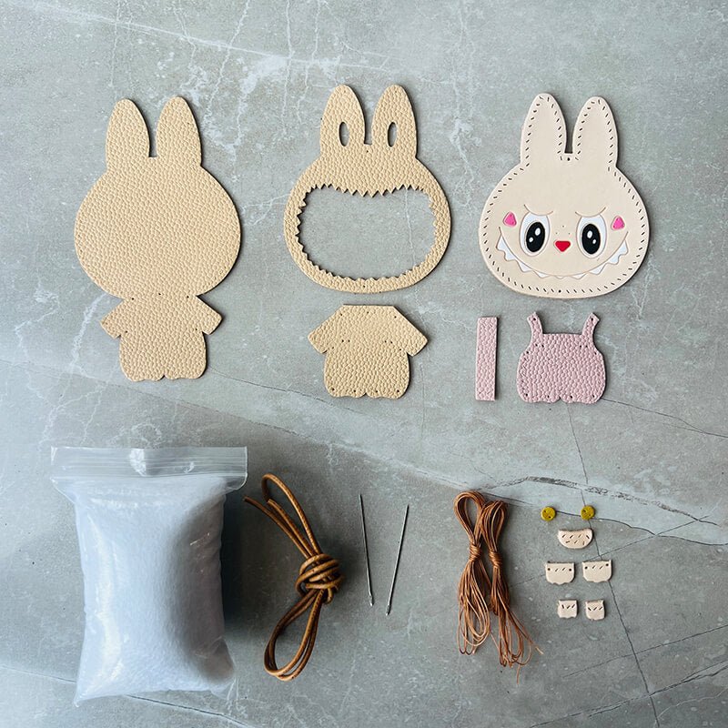 Labubu Leather Charm DIY Kit – Babylon Leather - Babylon LeatherBabylon LeatherSG02-Beige