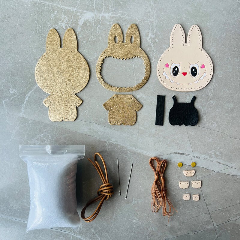 Labubu Leather Charm DIY Kit – Babylon Leather - Babylon LeatherBabylon LeatherSG02-Gold