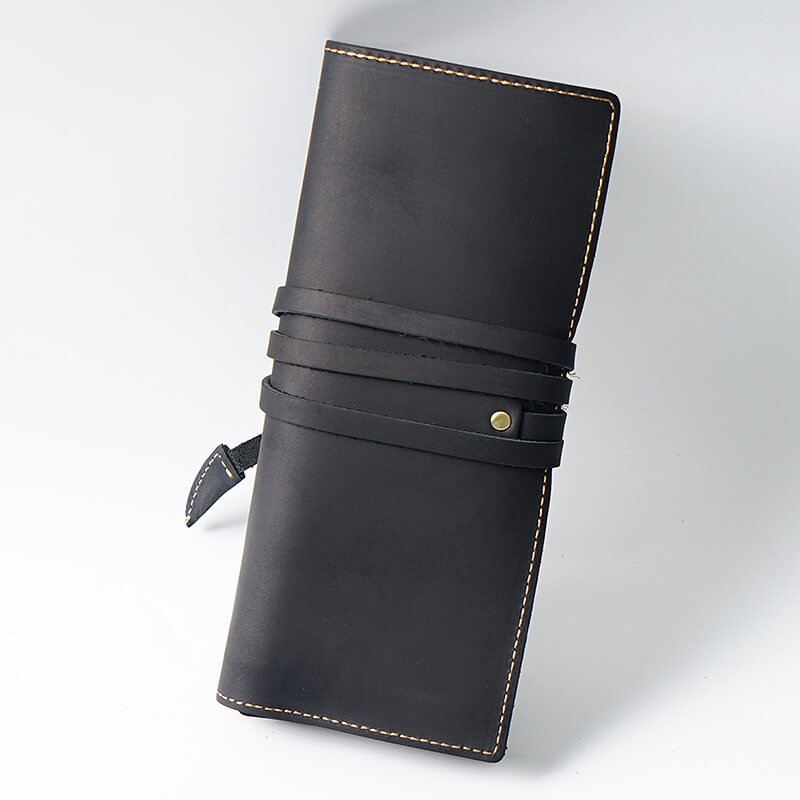 Large Leather Pen Roll Multi-Slot – Babylon Leather - Babylon LeatherBabylon LeatherAN27-Black