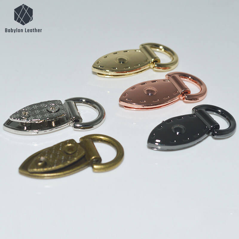Leaf Shape Creative Shoulder Strap Connector Strap Buckle(2 PACK) - Babylon LeatherBabylon LeatherCSB - 149 - Gold