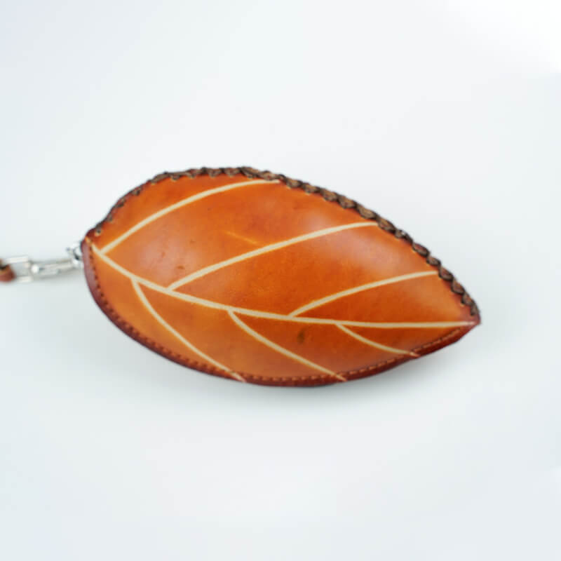 Leaf Shape Leather Decorative Charm – Babylon Leather - Babylon LeatherBabylon LeatherLL83-Brown