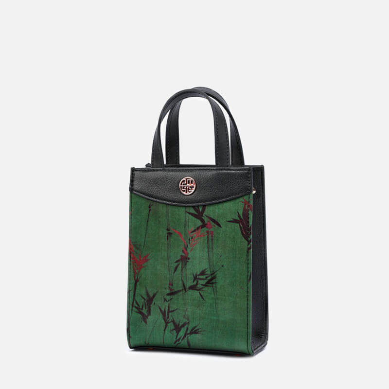 Leather and Soft Silk Shoulder Purse Tote Bag – Babylon Leather - Babylon LeatherBabylon LeatherTX013-Black
