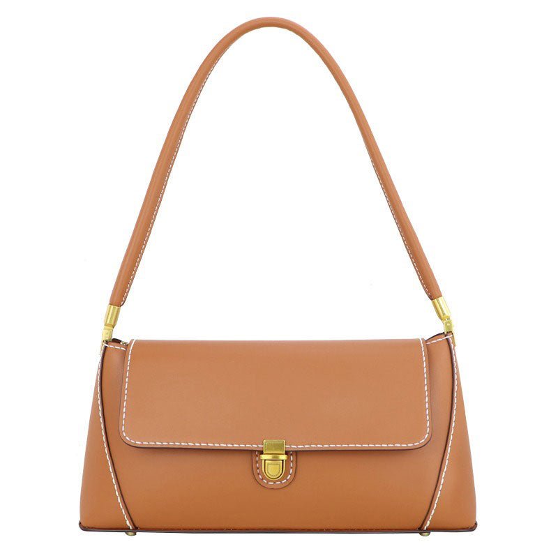 Leather Baguette Shoulder Bag DIY Kit – Babylon Leather - Babylon LeatherBabylon LeatherSY03 - Matching Color - Caramel