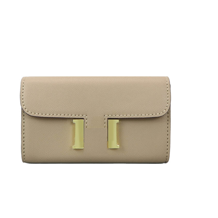 Leather Constance To Go Wallet DIY Kit – Babylon Leather - Babylon LeatherBabylon LeatherSY128-Khaki-Color-Matched