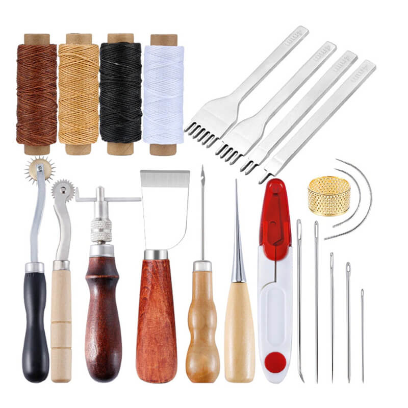 Leather Craft Hand Tool Set for Bags and Small Goods - Babylon Leather - Babylon LeatherBabylon LeatherXH84-Sets (17Pcs)