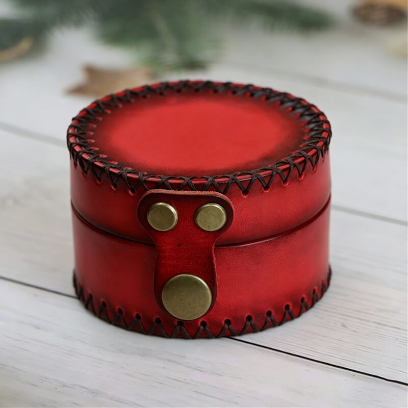 Leather Desk Organizer – Babylon Leather - Babylon LeatherBabylon LeatherLLZ25-Red
