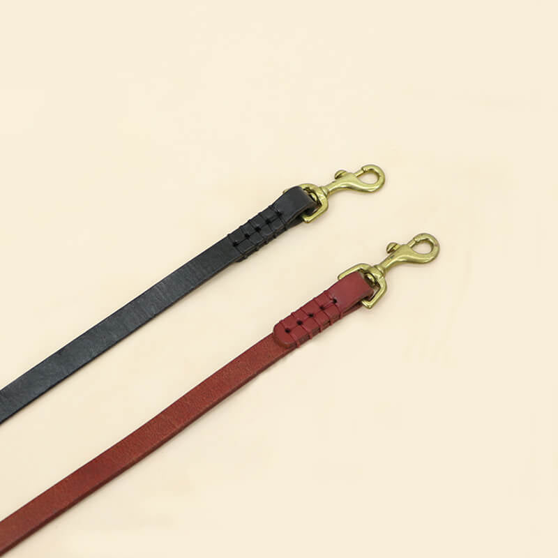 Leather Dog Collar & Leash Set for Daily Walks – Babylon Leather - Babylon LeatherBabylon LeatherLP02-Green-1