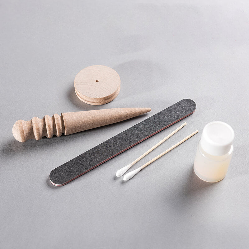 Leather Edge Burnishing Tool Set for DIY Leathercraft - Babylon Leather - Babylon LeatherBabylon LeatherHL02-Edge Finishing Tool