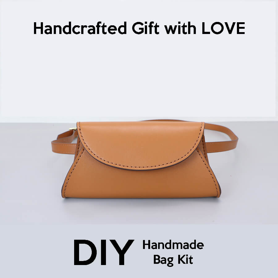 Leather Flap Fanny Pack DIY Kit – Babylon Leather - Babylon LeatherBabylon LeatherSY116-Coffee-Color-Matched