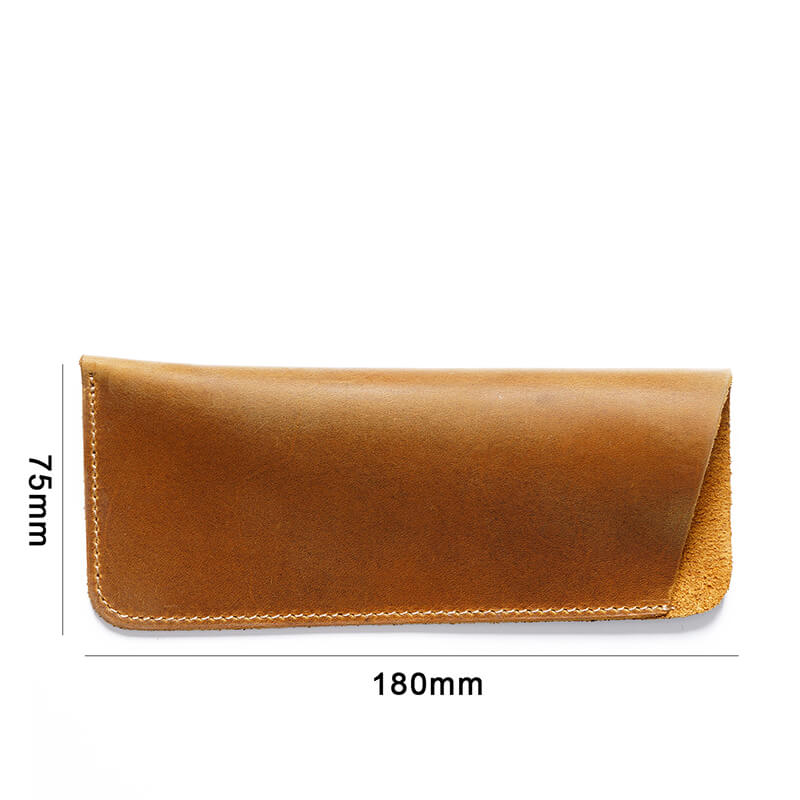 Leather Glasses Pouch – Babylon Leather - Babylon LeatherBabylon LeatherAN33-Brown-Medium